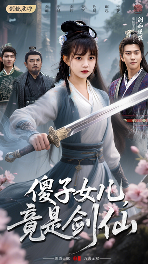 傻子女儿竟是剑仙（50集）热门短剧排行榜