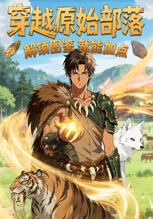 穿越原始部落，解锁图鉴就能加点（94集）热门爆款短剧