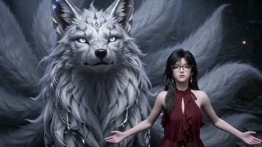 近视眼误入收容所：九尾对我垂涎欲滴（34集）最火的短剧