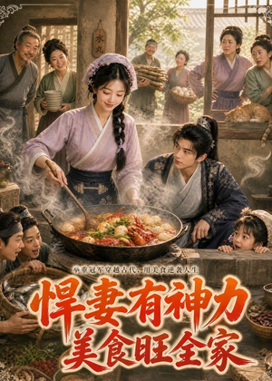 悍妻有神力，美食旺全家（75集）最热短剧推荐