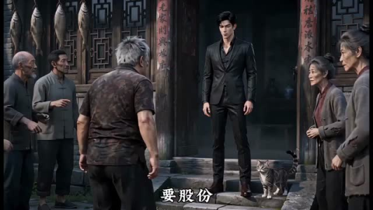 分我荒滩涂：我靠灵猫养成海鲜大王（50集）免费短剧看不停