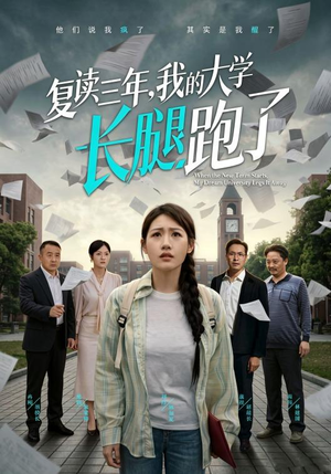 复读三年，我的大学长腿跑了（60集）热门火爆短剧